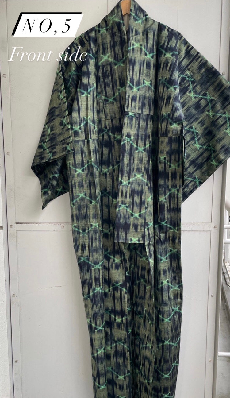 (МTО)kimono Midi dress bolero set「然Zen」
