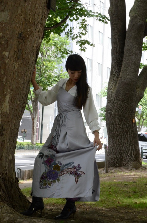 (МTО)kimono apron dress 「優You」