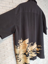 (МTО)Kimono short-sleeved men's shirt