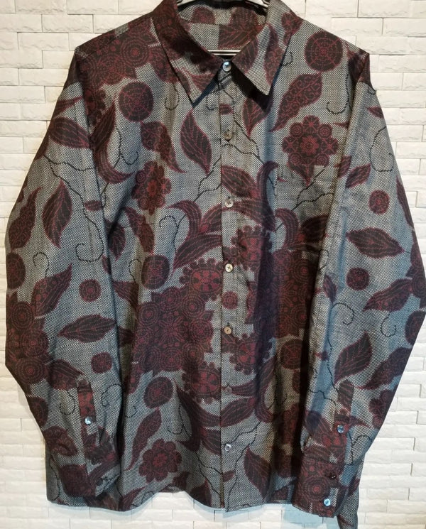 (МTО)Kimono long-sleeved men's shirt